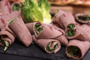 sliced roast beef